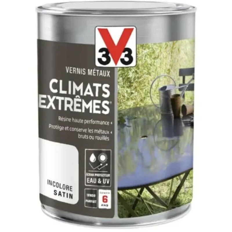 Vernis métaux V33 Climats Extrêmes Incolore 0,25 L Vernis Métaux V33 Climats Extrêmes Incolore 0,25 L -V33 Soldes vernis metaux v33 climats extremes incolore 025 l L 480385 70146288 1